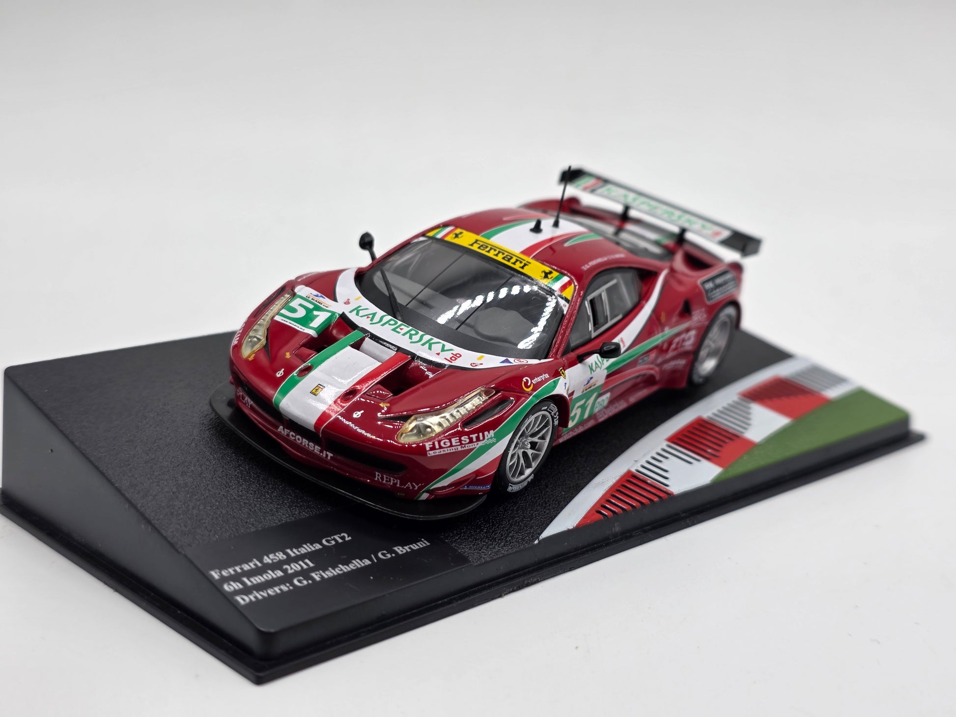 1/43 2011 Ferrari 458 Italia GT2 - 6h Imola - Fisichella / Bruni | Model Car