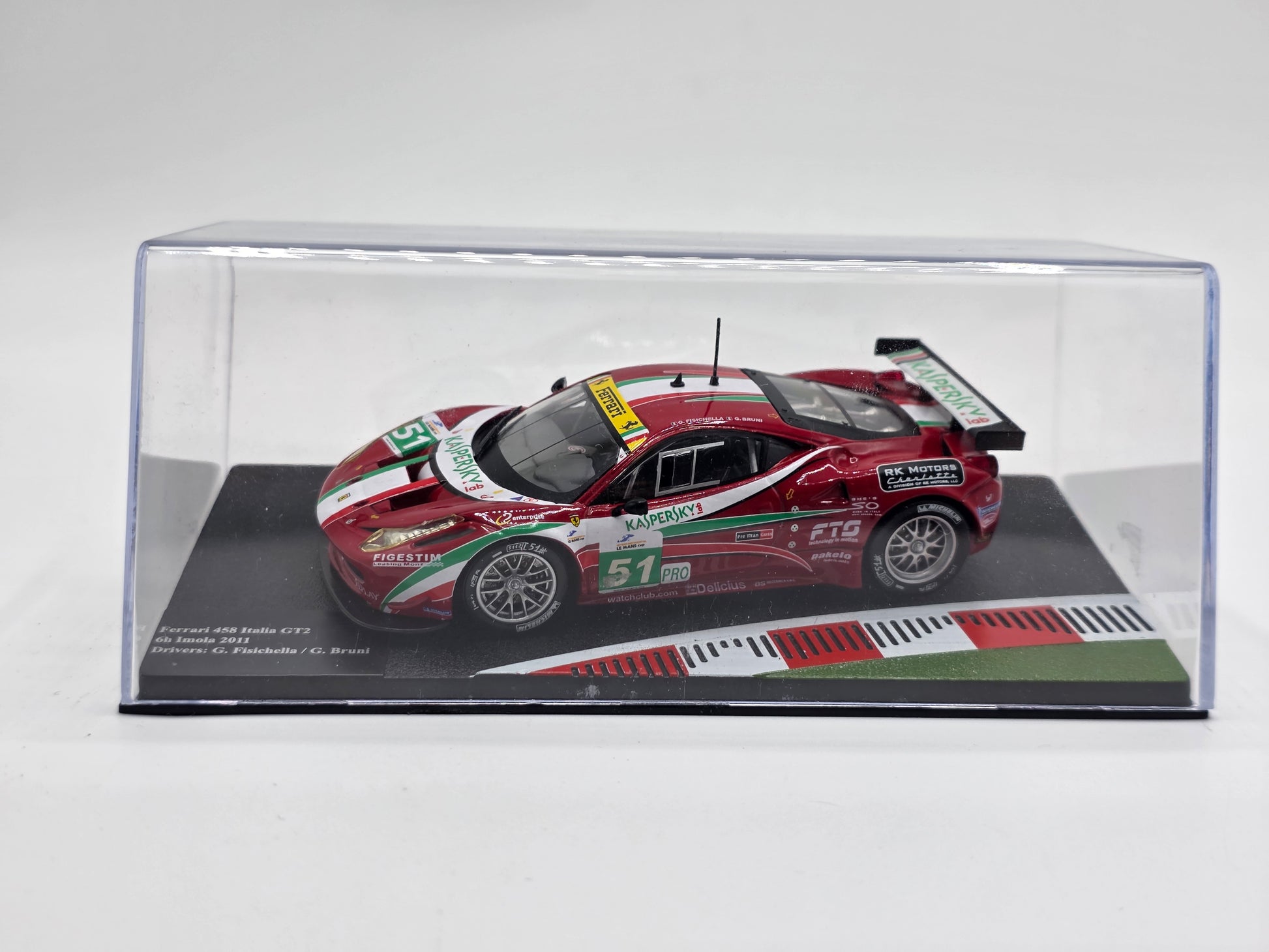 1/43 2011 Ferrari 458 Italia GT2 - 6h Imola - Fisichella / Bruni | Model Car