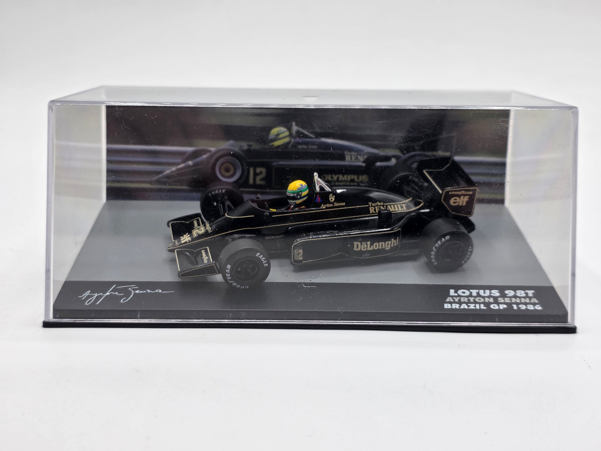 1/43 1986 Lotus 98T – Ayrton Senna | Model F1 Car