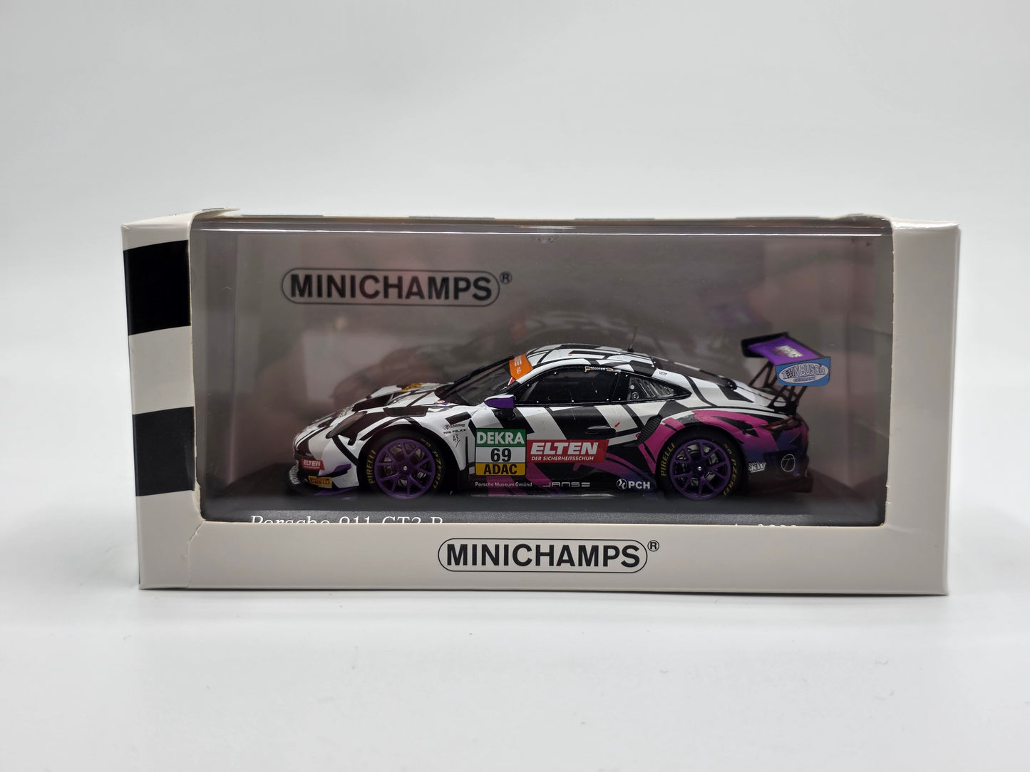 1/43 2019 Porsche 911 GT3 R - ADAC GT Masters - Slooten / Luhr | Minichamps Model Car