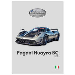 331 Pagani Huayra BC Poster - Minimalist Collection