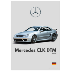 055 Mercedes CLK DTM AMG Poster - Minimalist Collection