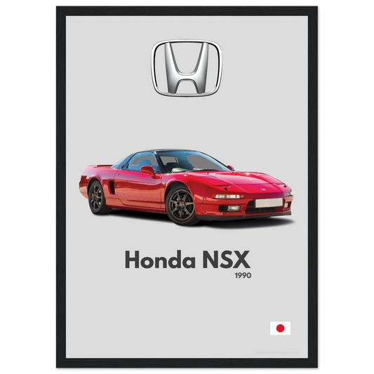 Honda NSX Poster - Minimalist Collection