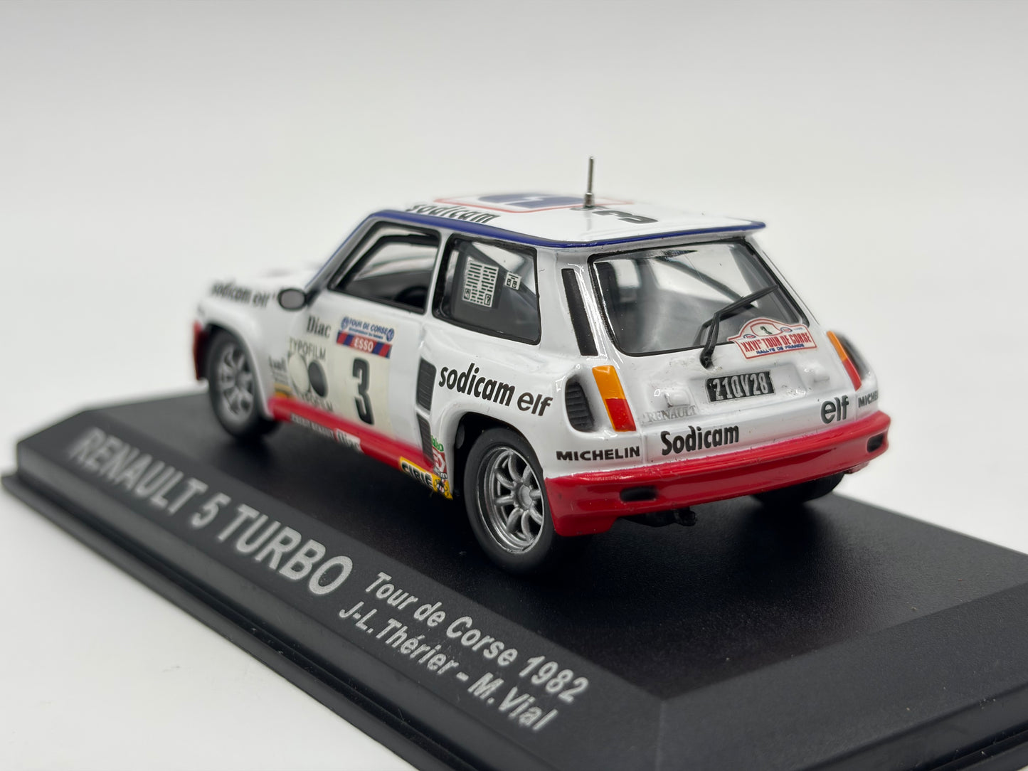 1/43 1982 Renault 5 Turbo - Tour de Corse - Therier / Vial | Model Rally Car