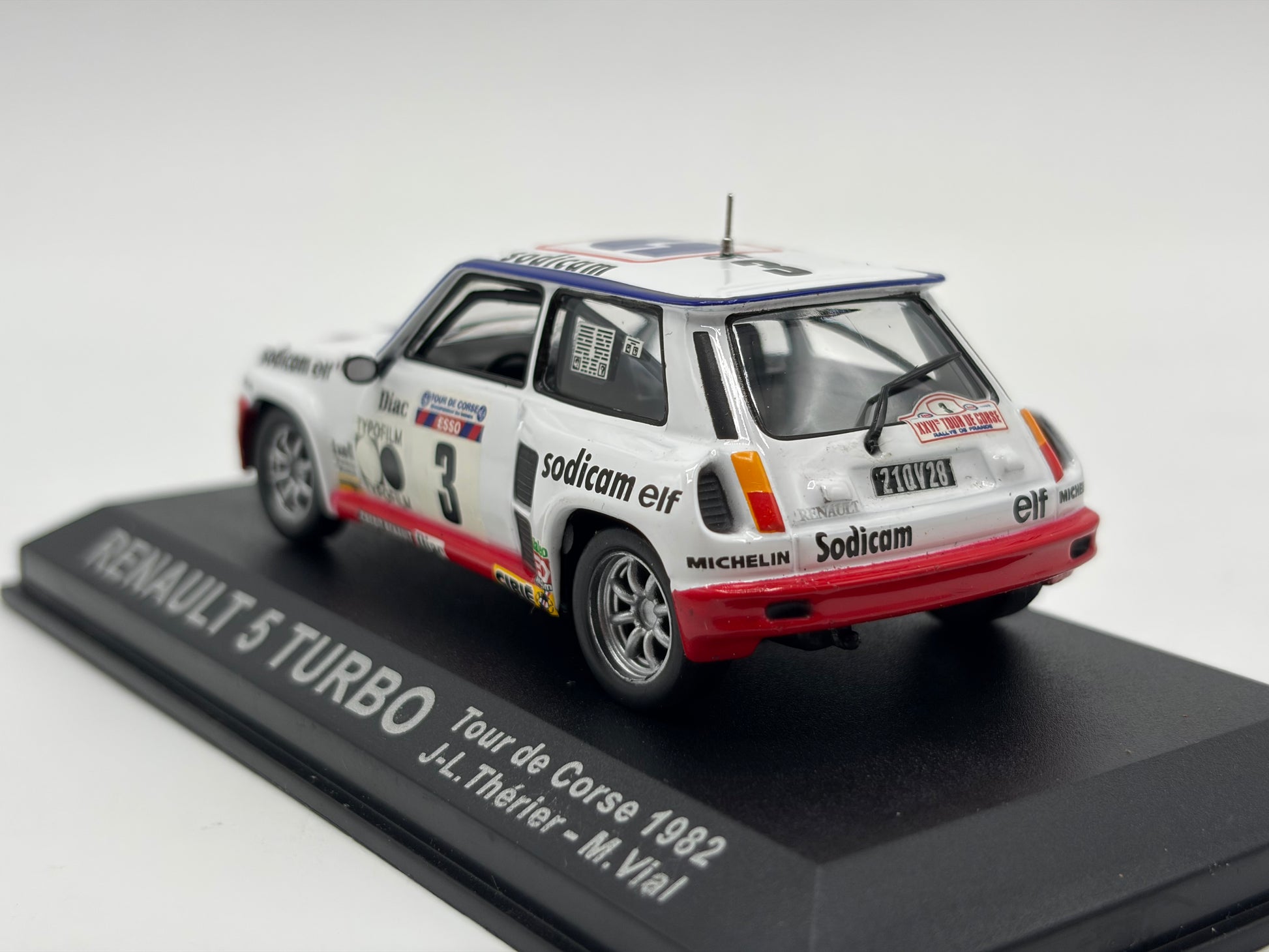 1/43 1982 Renault 5 Turbo - Tour de Corse - Therier / Vial | Model Rally Car