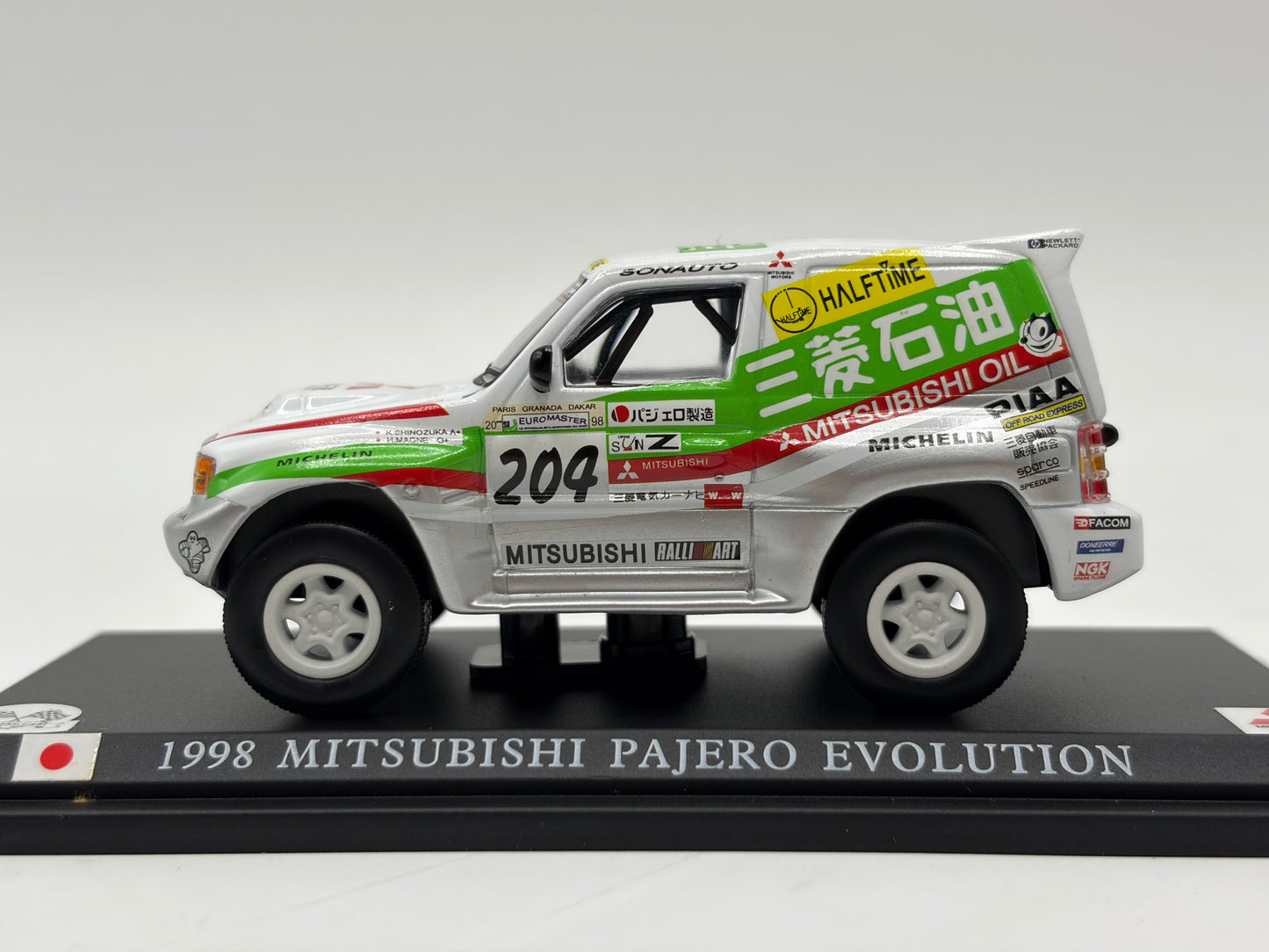 1/43 1998 Mitsubishi Pajero Evo - Paris-Granada-Dakar Rally - Shinozuka / Magne | Model Car
