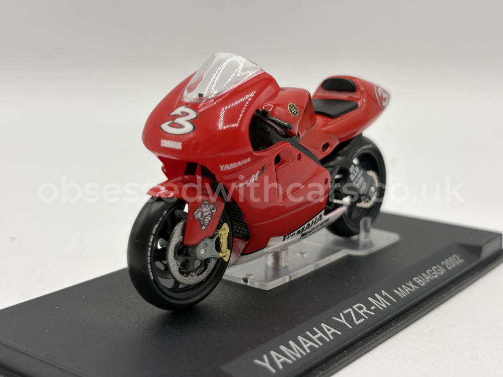 1/24 2002 Yamaha YZR-M1 - Max Biaggi | Champion Racing Bikes