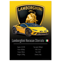 155 Lamborghini Huracan Sterrato Poster - Accent Collection