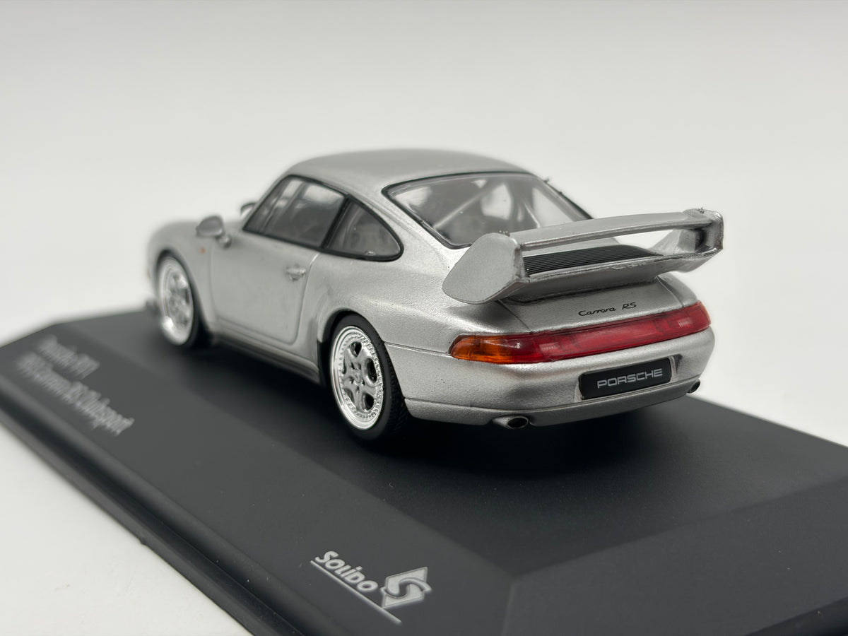 1/43 1993 Porsche 911 (993) Carrera RS Clubsport - Silver - Solido | Model Car