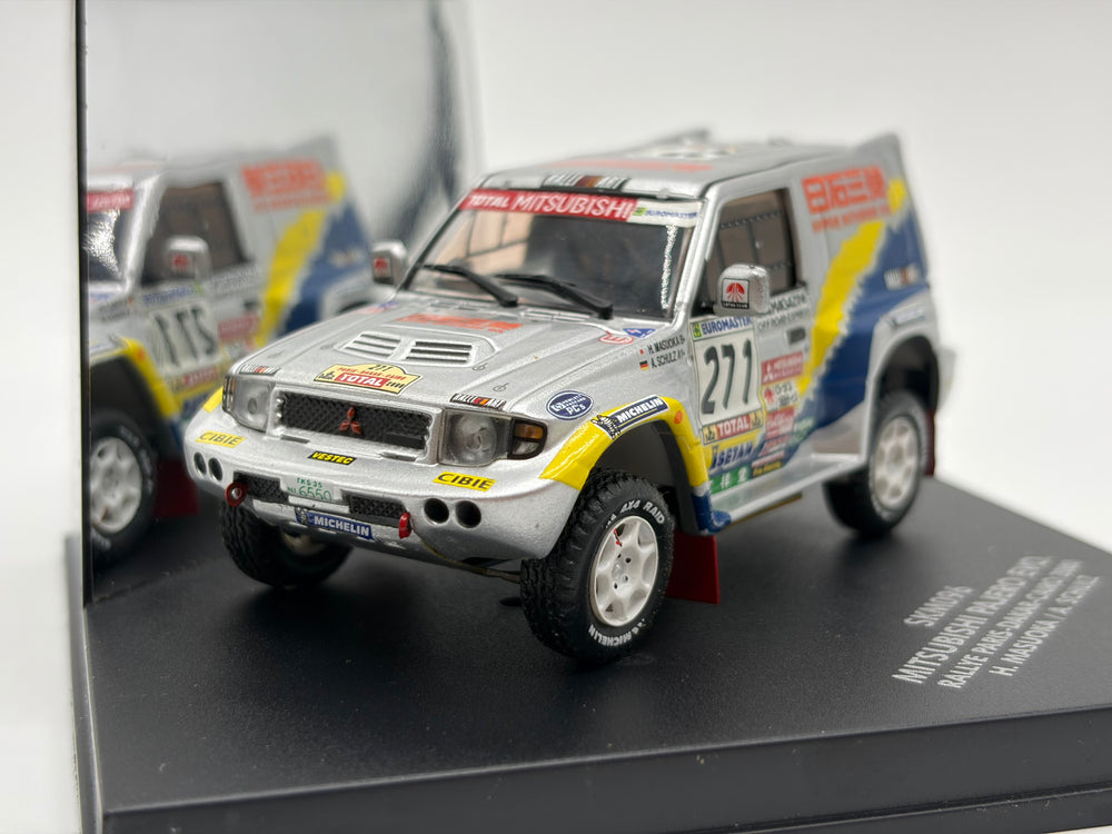 1/43 2000 Mitsubishi Pajero Evo - Paris-Dakar-Cairo Rally - Masuoka / Schulz | Model Rally Car