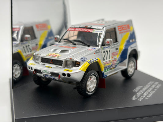 1/43 2000 Mitsubishi Pajero Evo - Paris-Dakar-Cairo Rally - Masuoka / Schulz | Model Rally Car