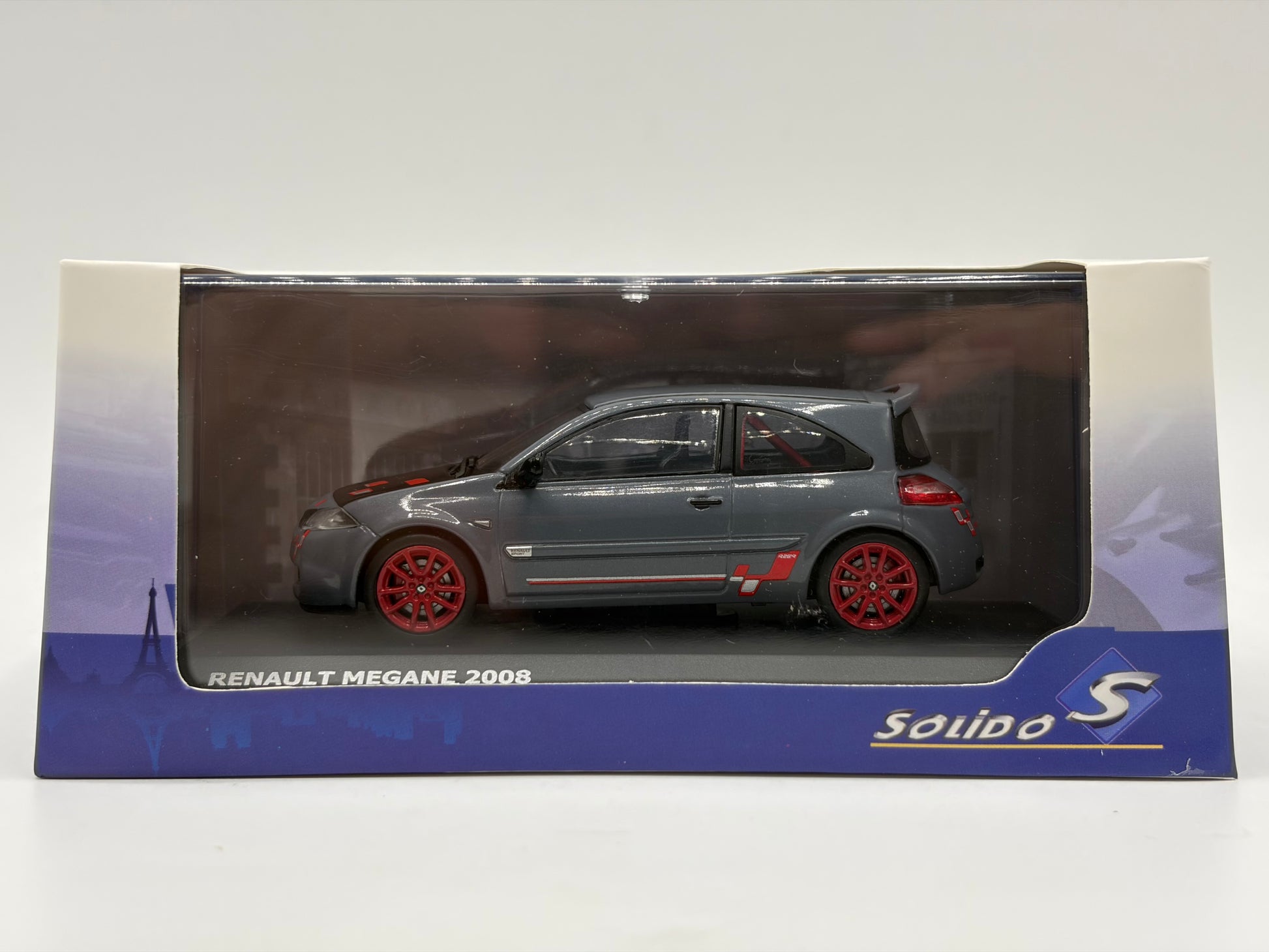 1/43 2008 Renault Megane RS R26-R - Grey - Solido | Model Car