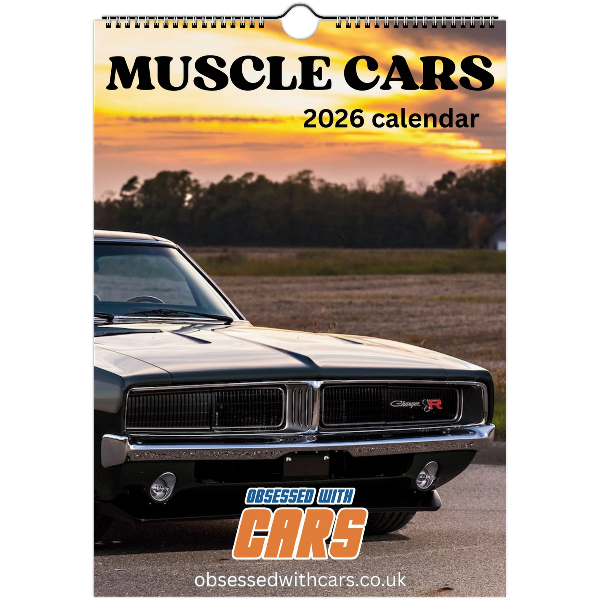 Muscle Cars Calendar 2026