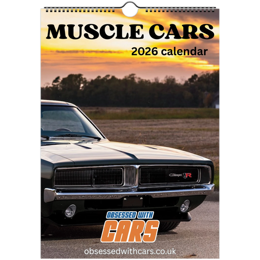 Muscle Cars Calendar 2026