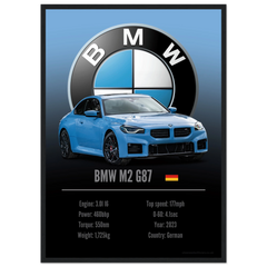 111 BMW M2 G87 Poster - Accent Collection