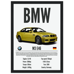 433 BMW M3 E46 Poster - Precision Collection