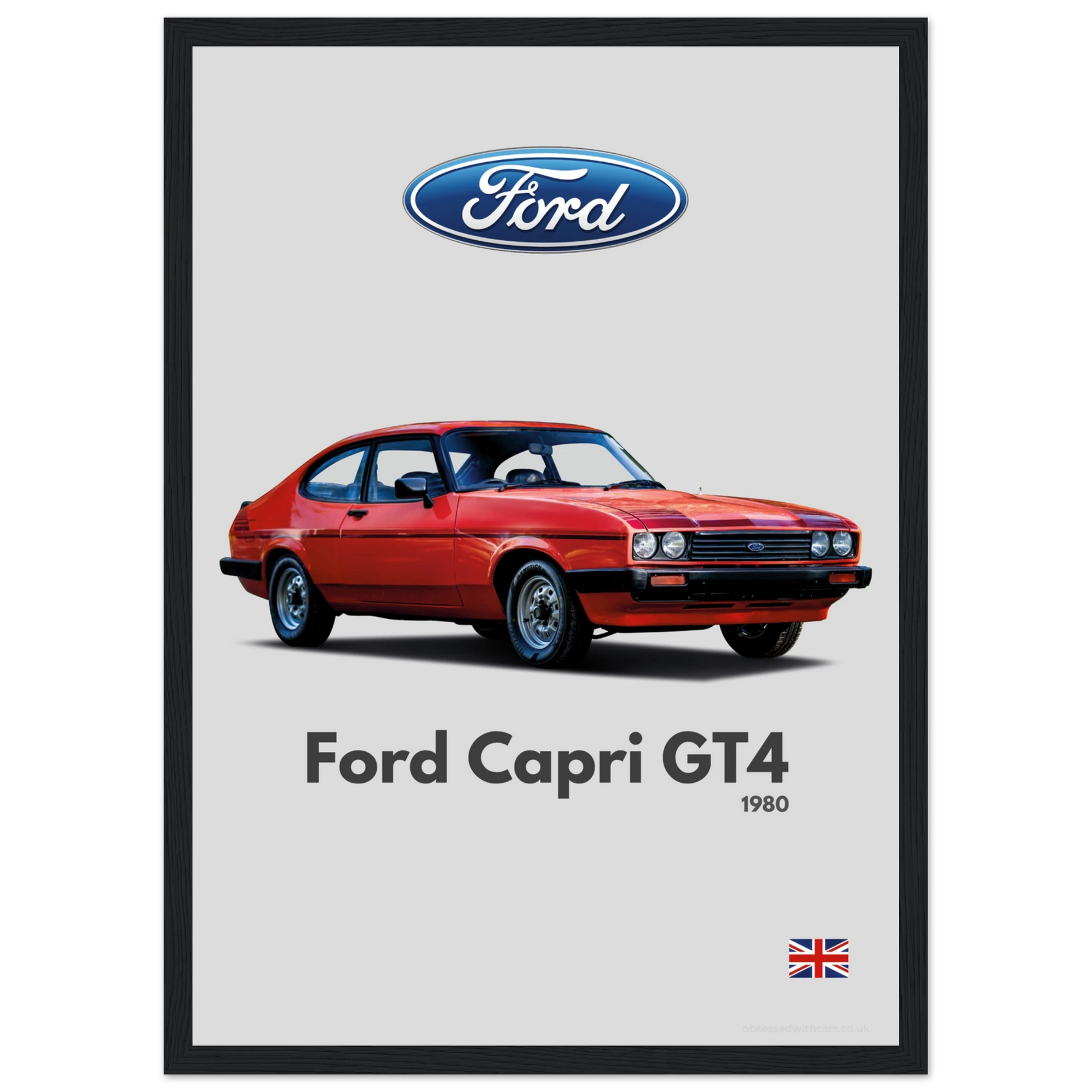 Ford Capri GT4 Poster - Minimalist Collection