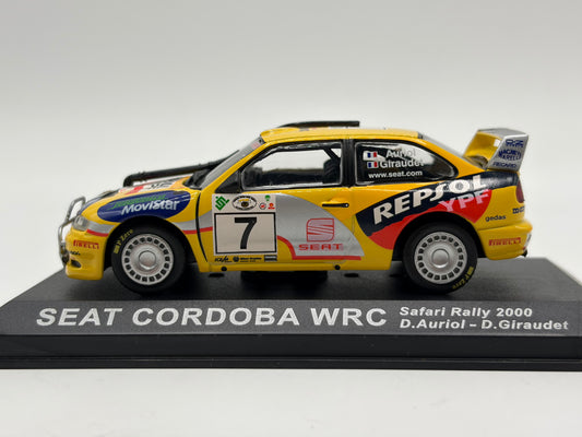 1/43 2000 Seat Cordoba WRC - Safari Rally - Auriol / Giraudet | Model Rally Car