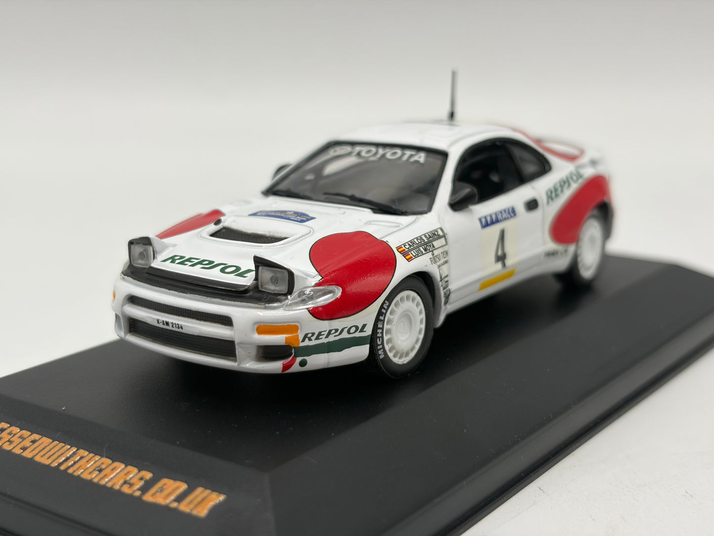 1/43 1992 Toyota Celica Turbo 4WD - Rally Catalunya - Sainz / Moya | Model Rally Car