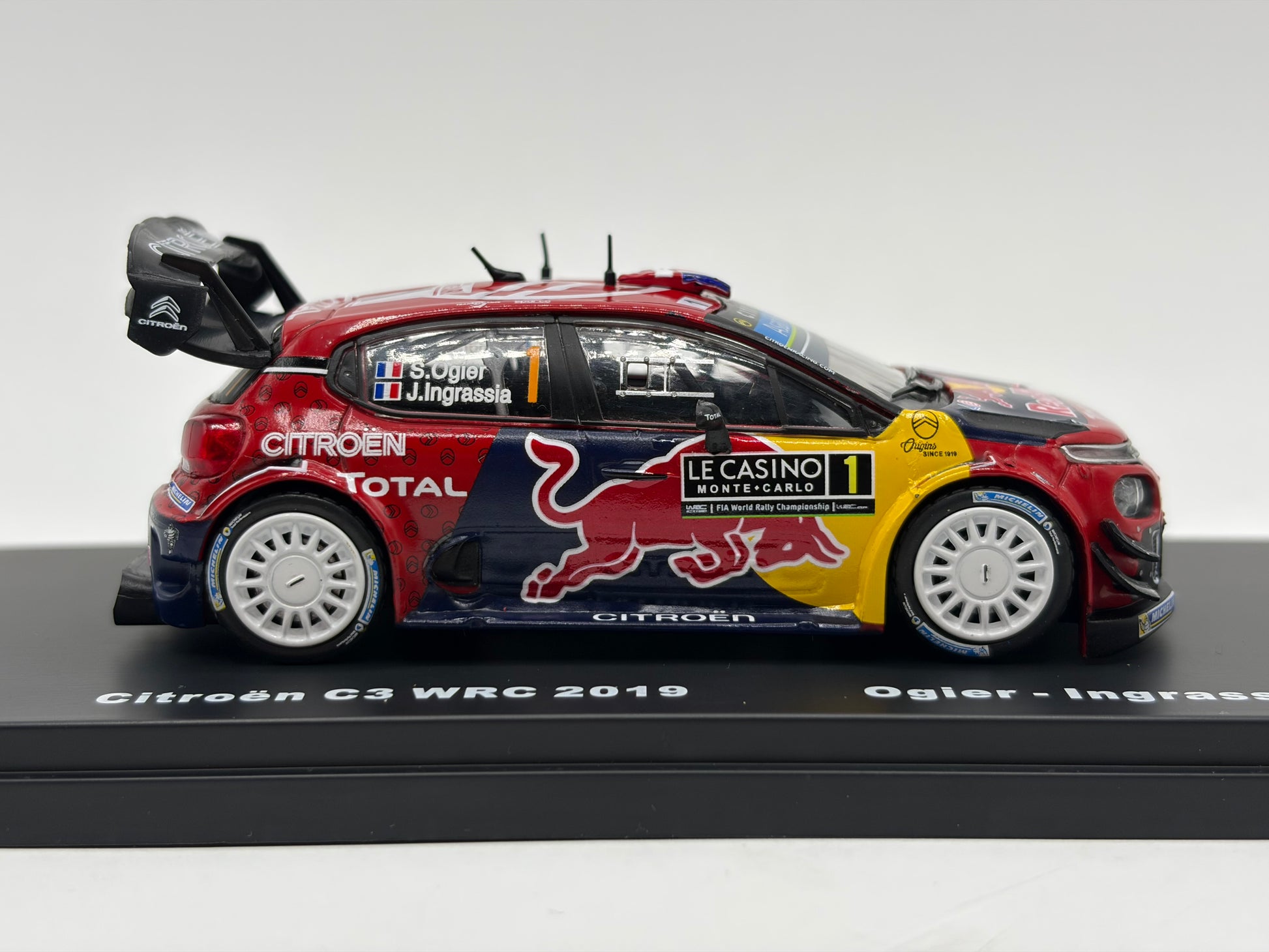 1/43 2019 Citroen C3 WRC - Monte Carlo Rally - Ogier / Ingrassia | Model Rally Car