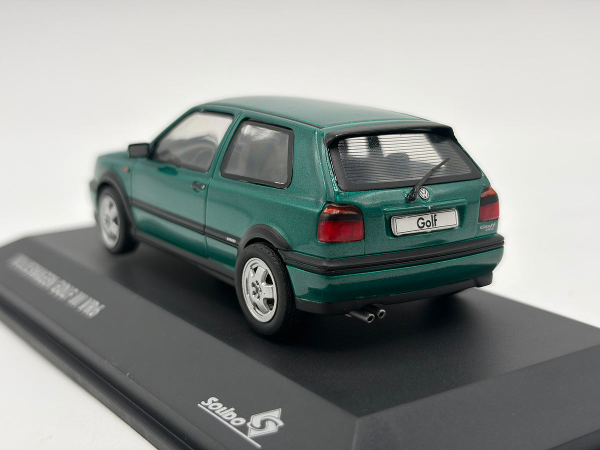 1/43 1994 Volkswagen Golf VR6 Mk3 - Green - Soldio | Model Car