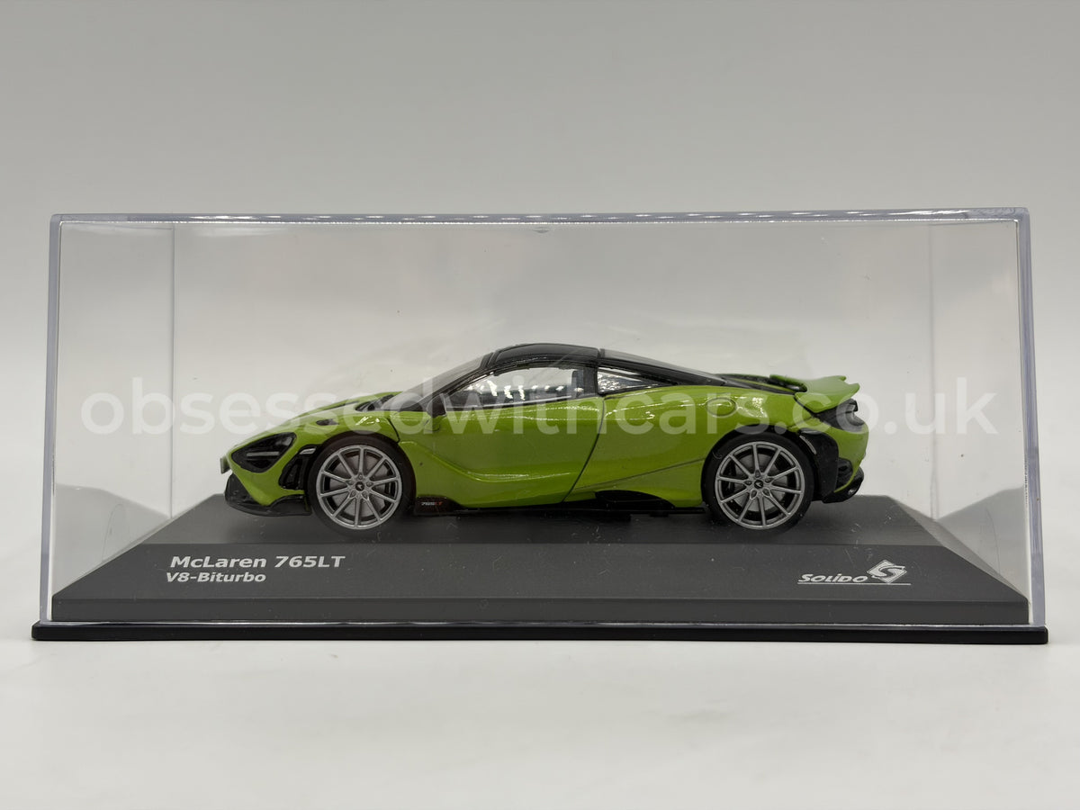 1/43 2020 McLaren 765 LT - Green Metallic - Solido | Model Car