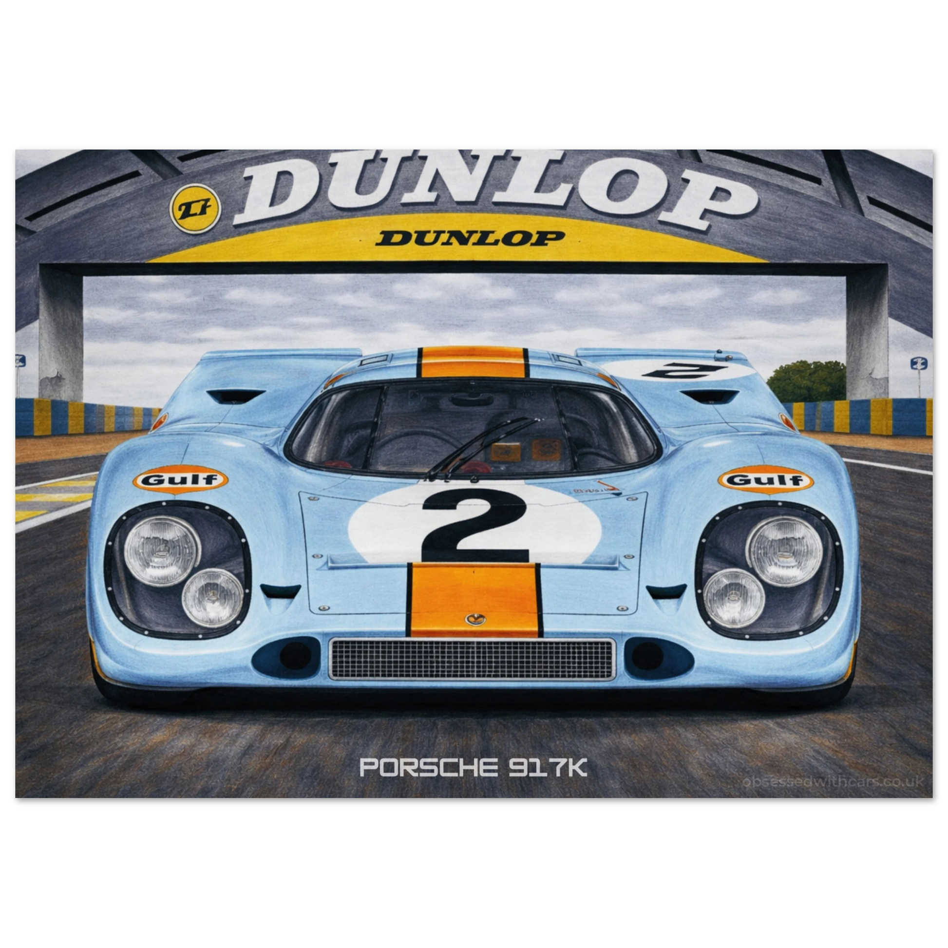 Porsche 917K Poster - Le Mans Legends Collection