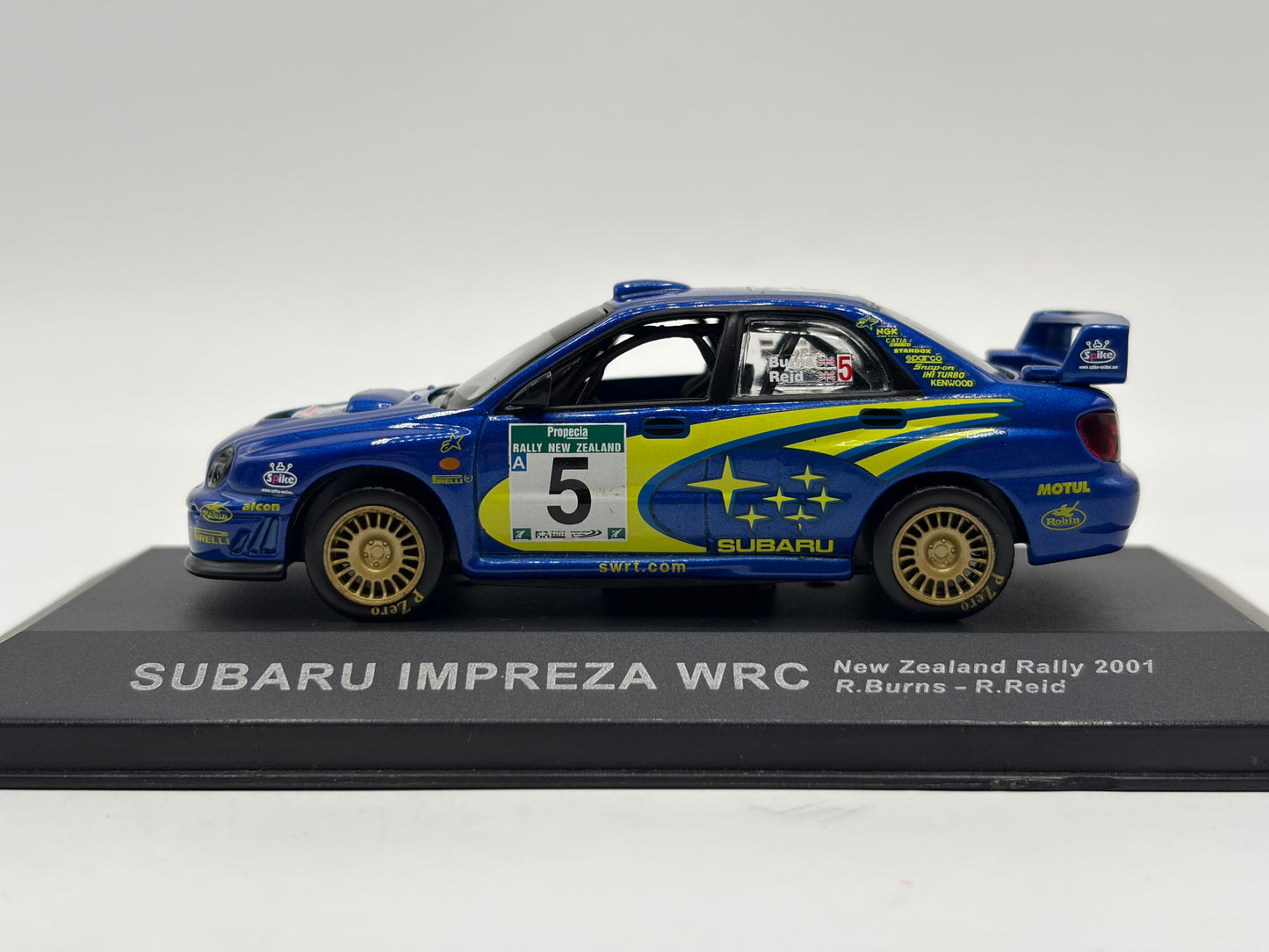 1/43 2001 Subaru Impreza WRC - New Zealand Rally - Burns / Reid | Model Rally Car