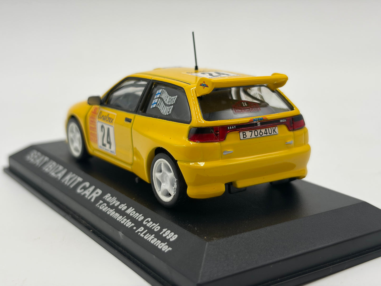 1/43 1999 Seat Ibiza GTI Evo 2 Kit Car - Monte Carlo Rally - Gardemeister / Lukander | Model Rally Car