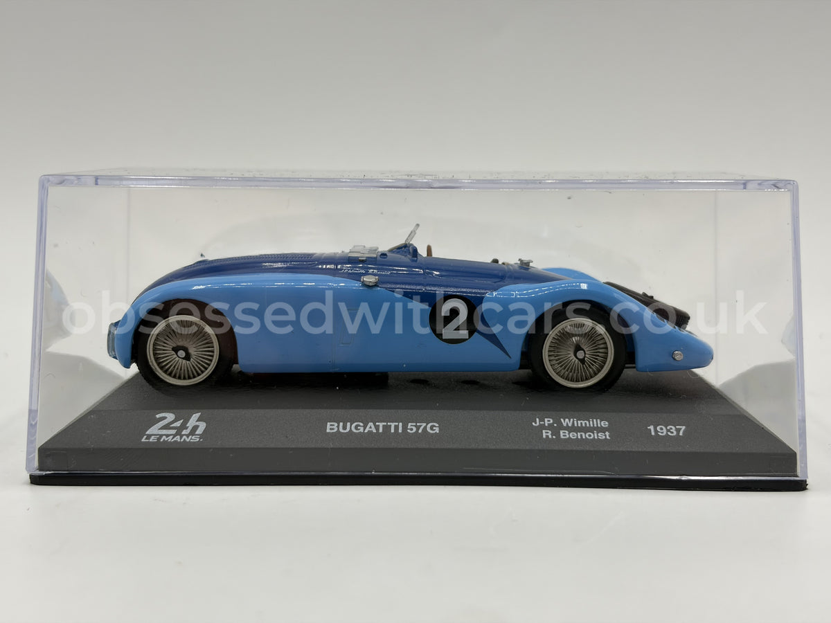 1/43 1937 Bugatti 57G "Tank" - Wimille / Benoist | Model Le Mans Car