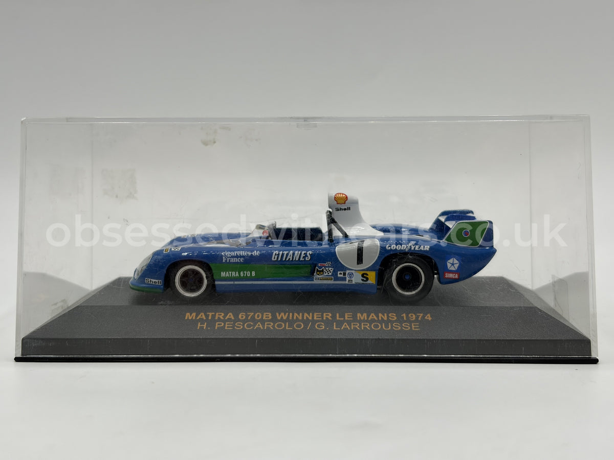 1/43 1974 Matra 670B - Pescarolo / Larrousse - IXO | Model Le Mans Car