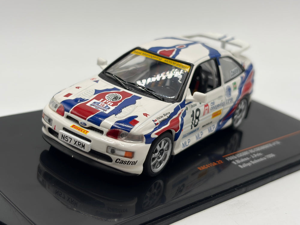1/43 1996 Ford Escort RS Cosworth - Rally Bohemia - Blahna / Pelc | Model Rally Car