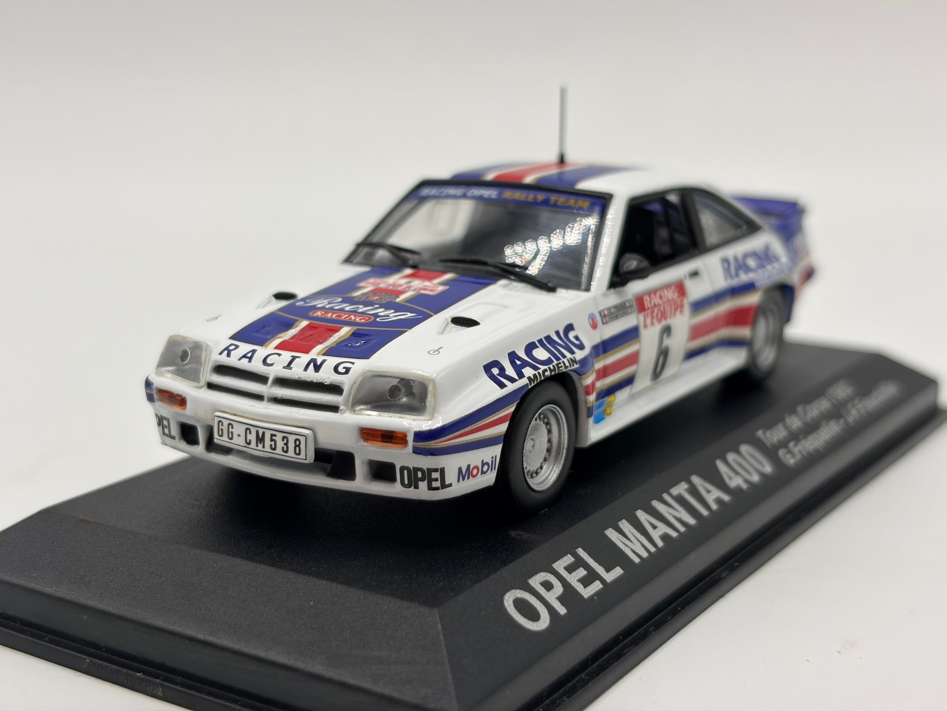 1/43 1983 Opel Manta 400 - Tour de Corse - Frequelin / Fauchille | Model Rally Car