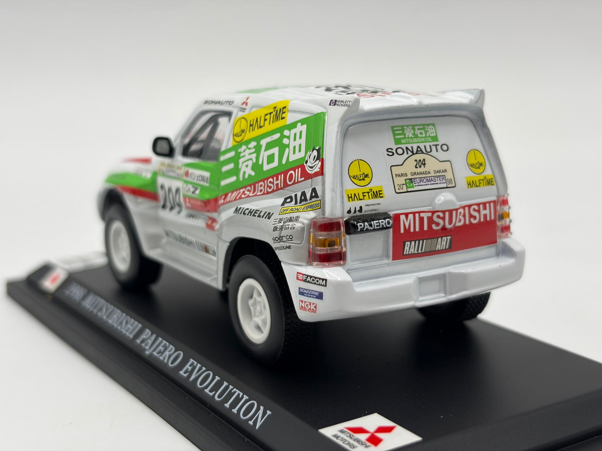 1/43 1998 Mitsubishi Pajero Evo - Paris-Granada-Dakar Rally - Shinozuka / Magne | Model Car