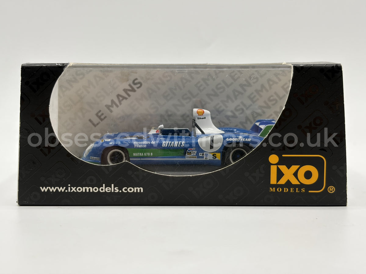 1/43 1974 Matra 670B - Pescarolo / Larrousse - IXO | Model Le Mans Car