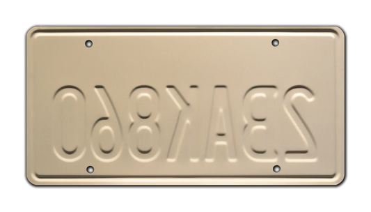 2BAK860 - Back to the Future - Marty McFly's Toyota | License Plate