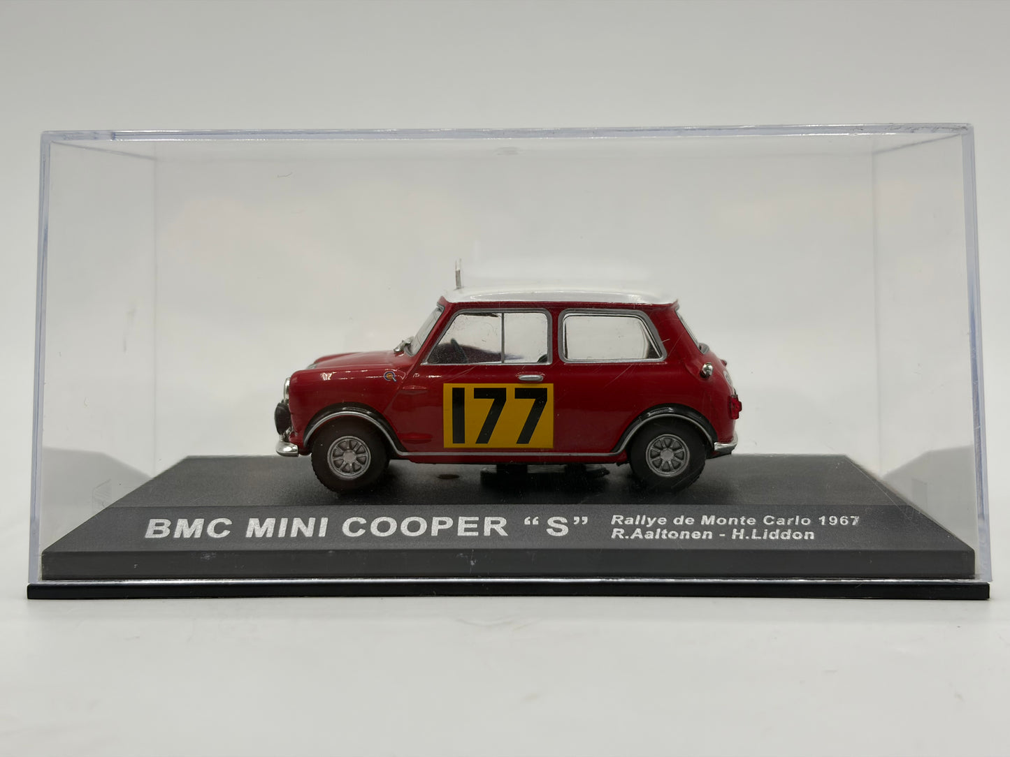 1/43 1967 BMC Mini Cooper S - Monte Carlo Rally - Aaltonen / Liddon | Model Rally Car