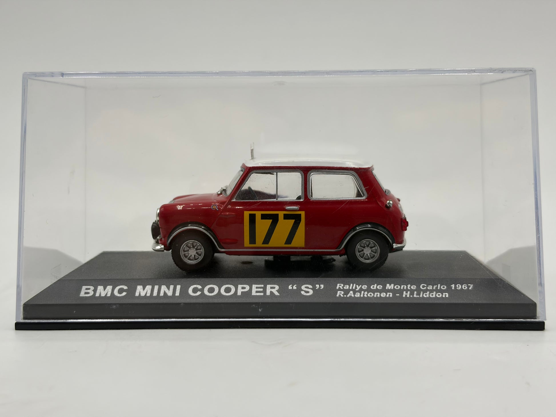 1/43 1967 BMC Mini Cooper S - Monte Carlo Rally - Aaltonen / Liddon | Model Rally Car