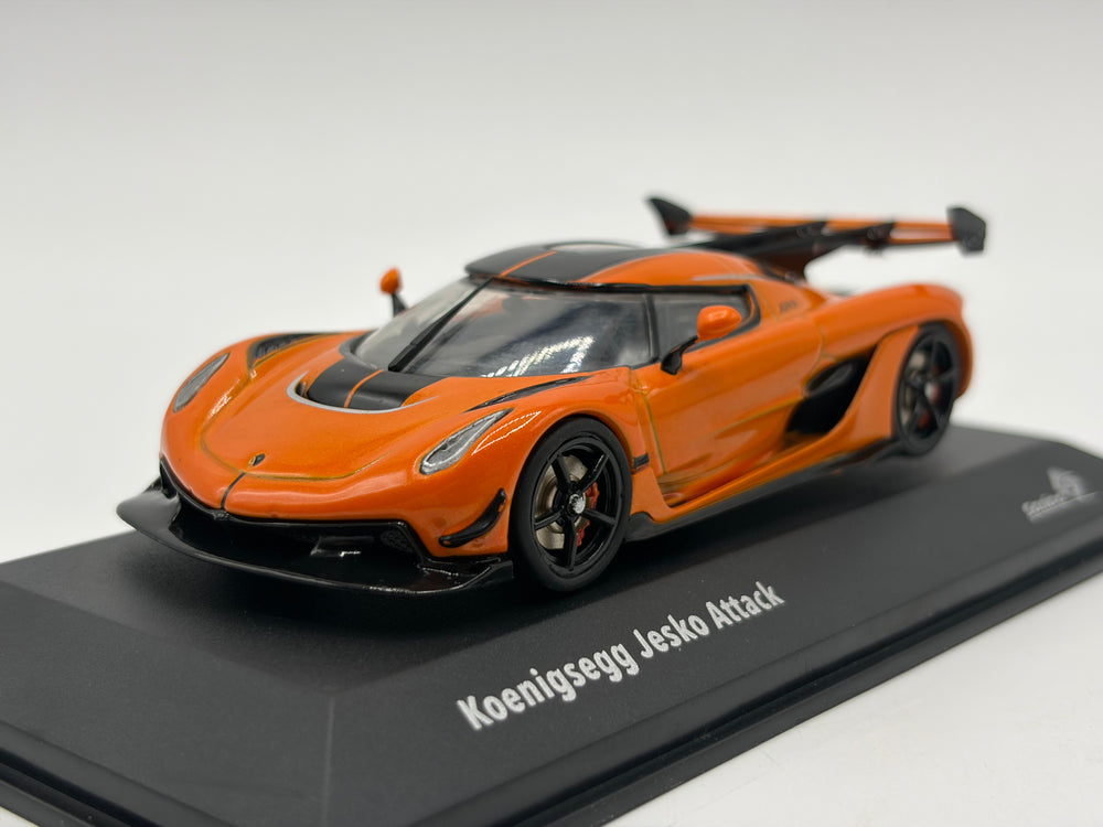 1/43 2022 Koenigsegg Jesko Attack - Orange - Solido | Model Car