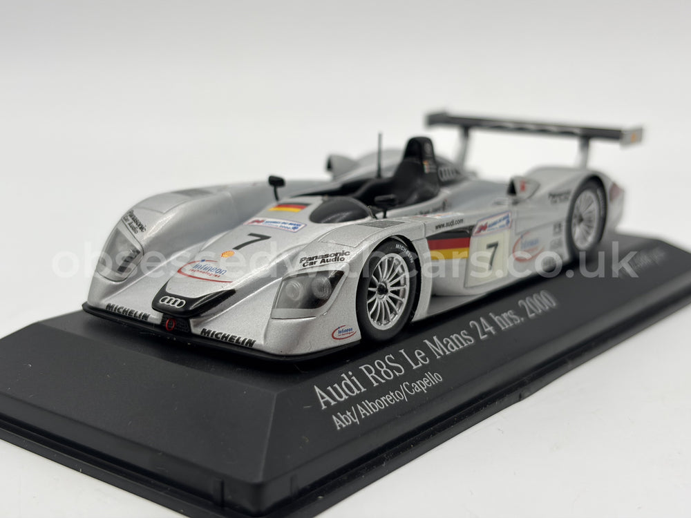 1/43 2000 Audi R8S - Abt / Alboreto / Capello - Minichamps | Model Le Mans Car