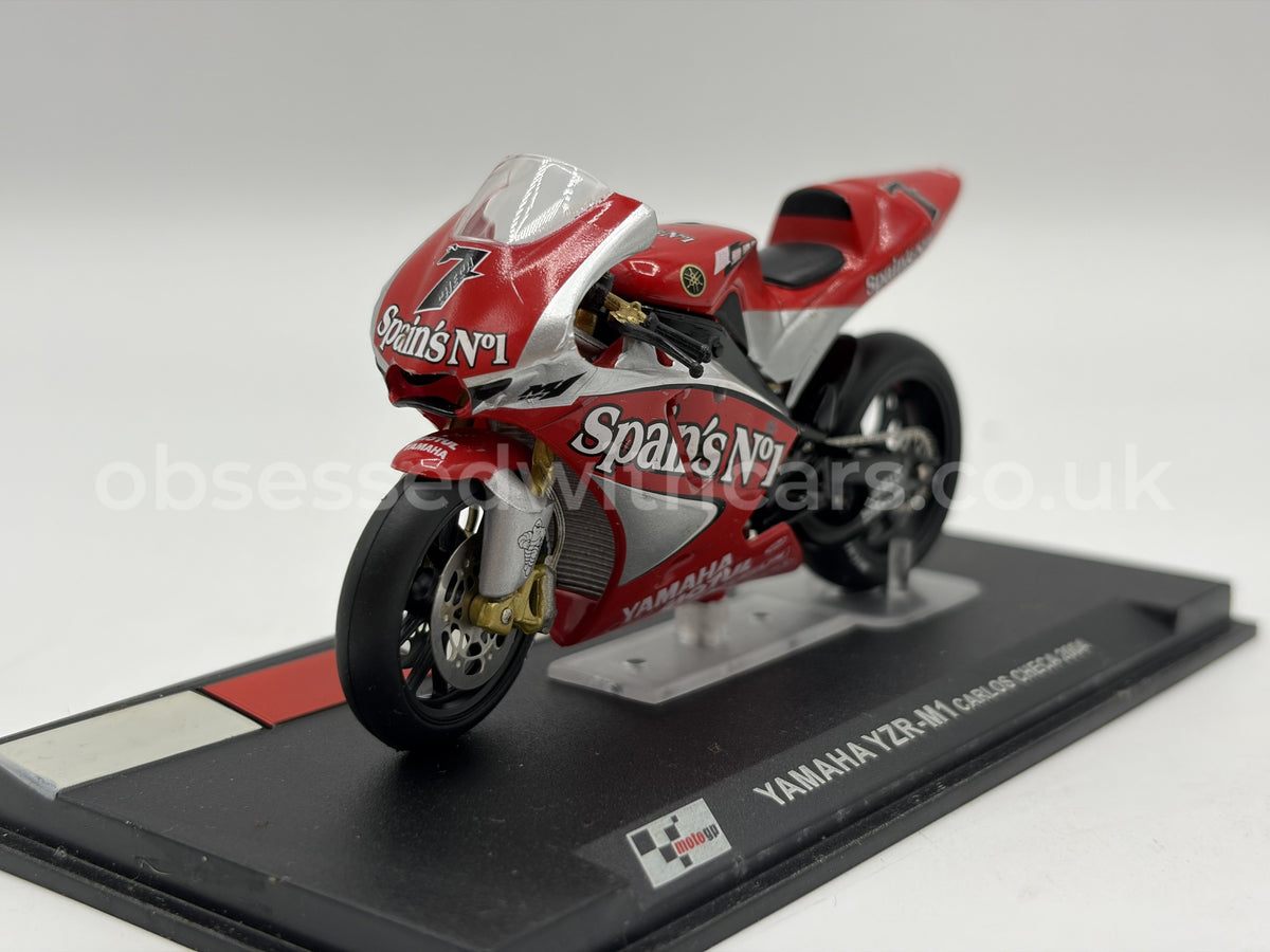 1/24 2004 Yamaha YZR-M1 - Carlos Checa | Racing Bike Model