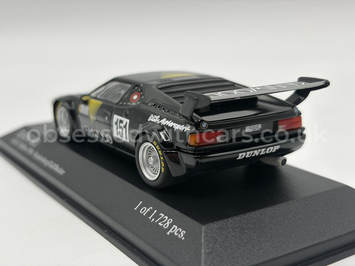 1/43 1986 BMW M1 Procar - Krankenberg / Gall / Becker - ADAC 1000km - Minichamps | Model Car