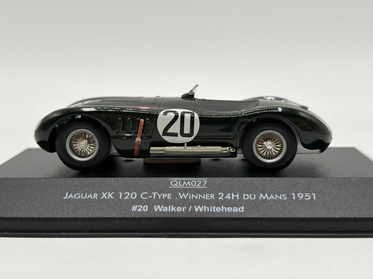 1/43 1951 Jaguar XK120 C-Type - Walker / Whitehead - Quartzo | Model Le Mans Car