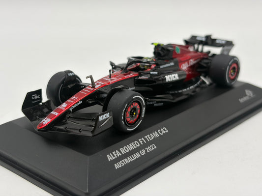 1/43 2023 Alfa Romeo C43 - Zhou Guanyu - Spanish GP | Model F1 Car