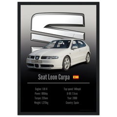 096 Seat Leon Cupra Poster - Accent Collection