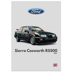 220 Ford Sierra Cosworth RS Poster - Minimalist Collection