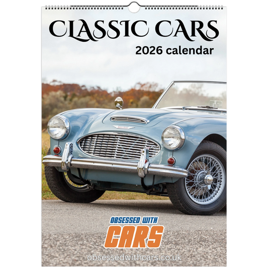 Classic Cars Calendar 2026 | A3 Car Calendar