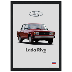 047 Lada Riva Poster - Minimalist Collection