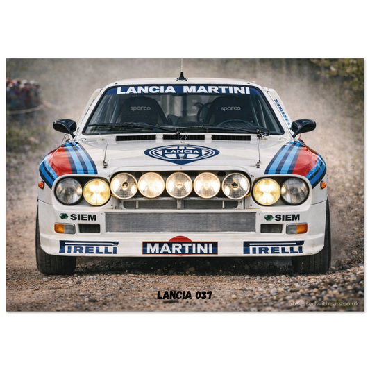 Lancia 037 Poster - Rally Legends Collection