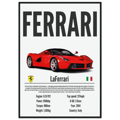 326 Ferrari LaFerrari Poster - Precision Collection